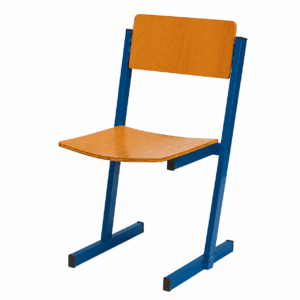 صندلی مدرسه MDF با پشتی قوس دار